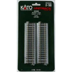Kato 2-193 - 149mm (5 7/8") Straight Track [2 Pcs] - HO Scale