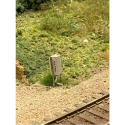 MACRail 200 - Trackside Shunt Box - 4 Pack Grey - HO Scale Kit