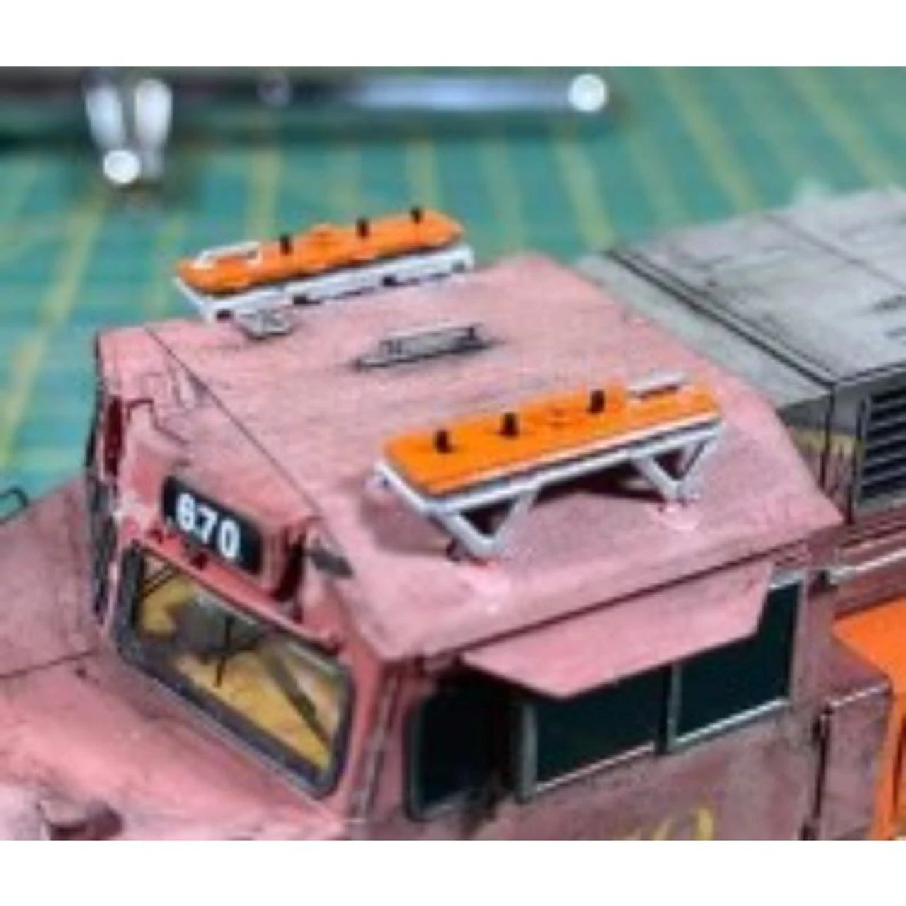 MACRail 852 - PTC Antenna Array Only "BNSF Type 3" - 4 Pack - HO Scale 1 MACRail 852 - PTC Antenna Array Only "BNSF Type 3" - 4 Pack - HO Scale