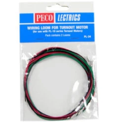 PECO PL-34 - Wiring Loom For Turnout Motor (for Use With PL-10 Series) - Multi Scale