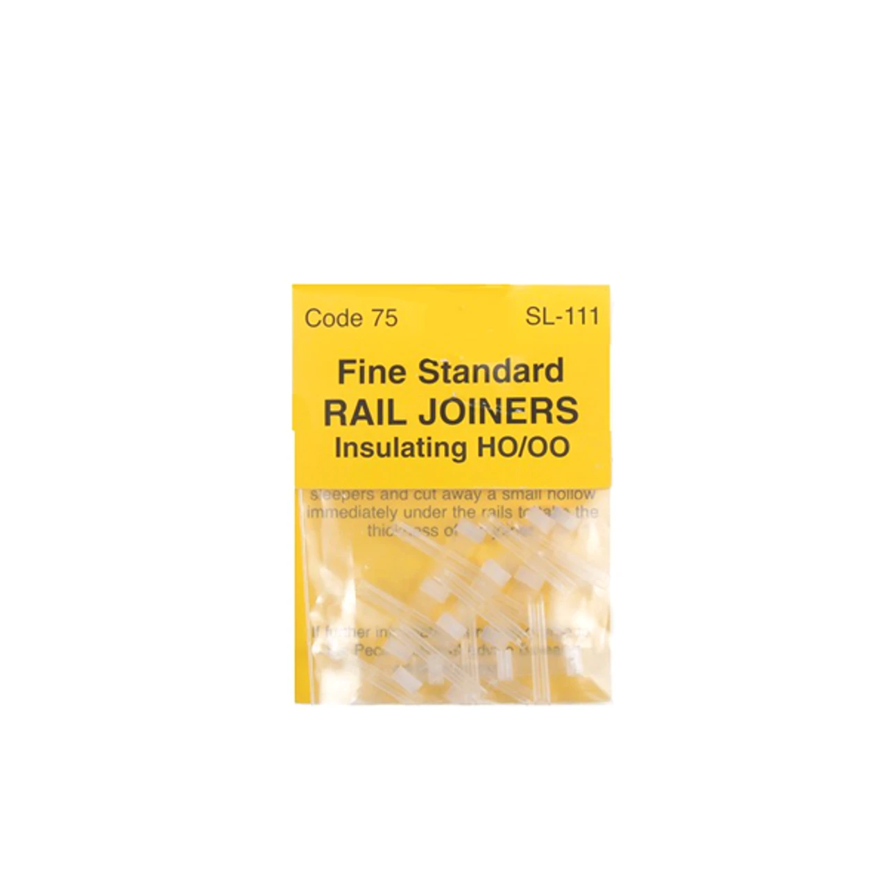 PECO SL-111 Insulated Rail Joiners For Code 70/75/83 - HO Scale 1 PECO SL-111 Insulated Rail Joiners For Code 70/75/83 - HO Scale