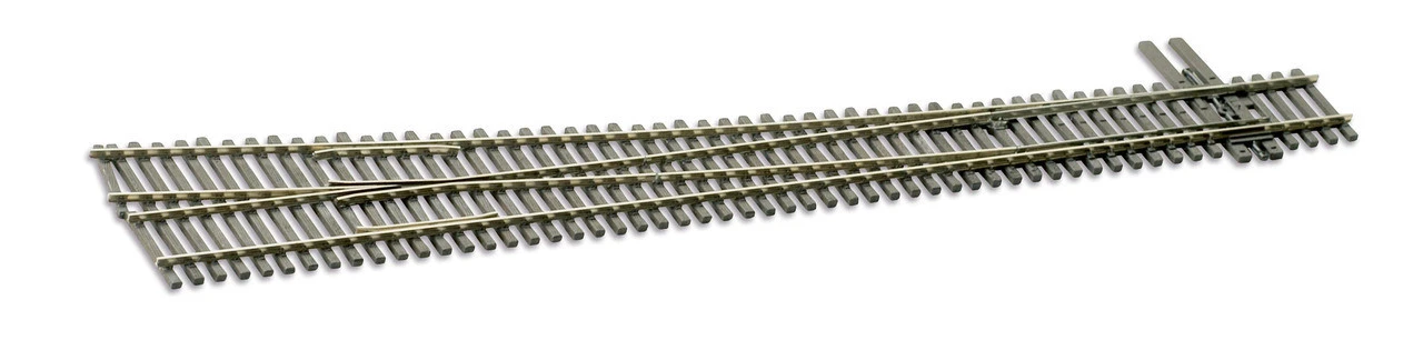 PECO SL-E8381 - Code 83 #8 Right Hand Turnout (Electrofrog) - HO Scale 1 PECO SL-E8381 - Code 83 #8 Right Hand Turnout (Electrofrog) - HO Scale