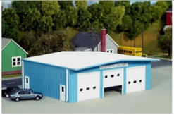 Pikestuff 541-0019 - Fire Station - HO Scale Kit