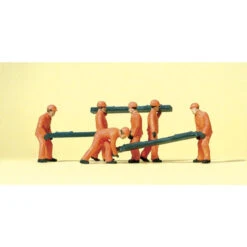 Preiser 14036 - Railroad Personnel - Track Workers - HO Scale