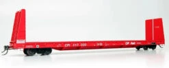 Rapido 147001A - Marine Industries 66' Bulkhead Flatcar Canadian Pacific Internationl (CPI) 317000 - HO Scale