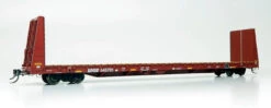Rapido 147008A - Marine Industries 66' Bulkhead Flatcar BNSF 545801 - HO Scale