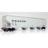 Rapido 157006-01 - Procor 5820 Covered Hopper: UNPX - Procor Mid Black Solid Procor (UNPX) 122466 - HO Scale