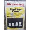 Rix Products 610 - Roof Top Vents - Multi Scale Kit