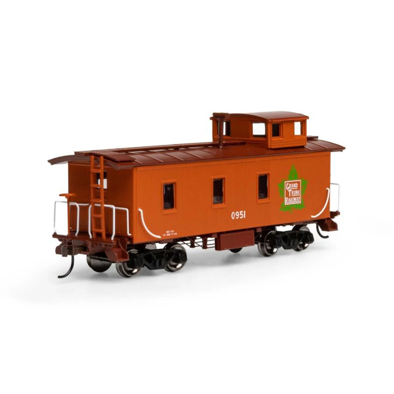 Athearn Roundhouse 11717 - 3 Window Caboose Grand Trunk Western (GTW) 0951 - HO Scale 1 Athearn Roundhouse 11717 - 3 Window Caboose Grand Trunk Western (GTW) 0951 - HO Scale