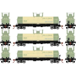 Athearn Roundhouse 73003 - Chemical Tank Car Sol-U-Phos (GGMX) 200, 202, 205 - HO Scale