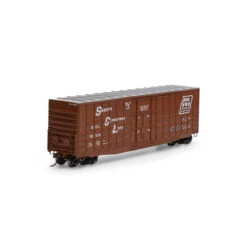 Athearn Roundhouse 88176 - 50' Waffle High Cube Plug Door Box Seaboard Coast Line (SCL) 90936 - HO Scale