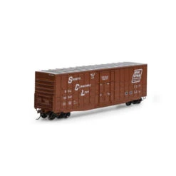 Athearn Roundhouse 88177 - 50' Waffle High Cube Plug Door Box Seaboard Coast Line (SCL) 90947 - HO Scale