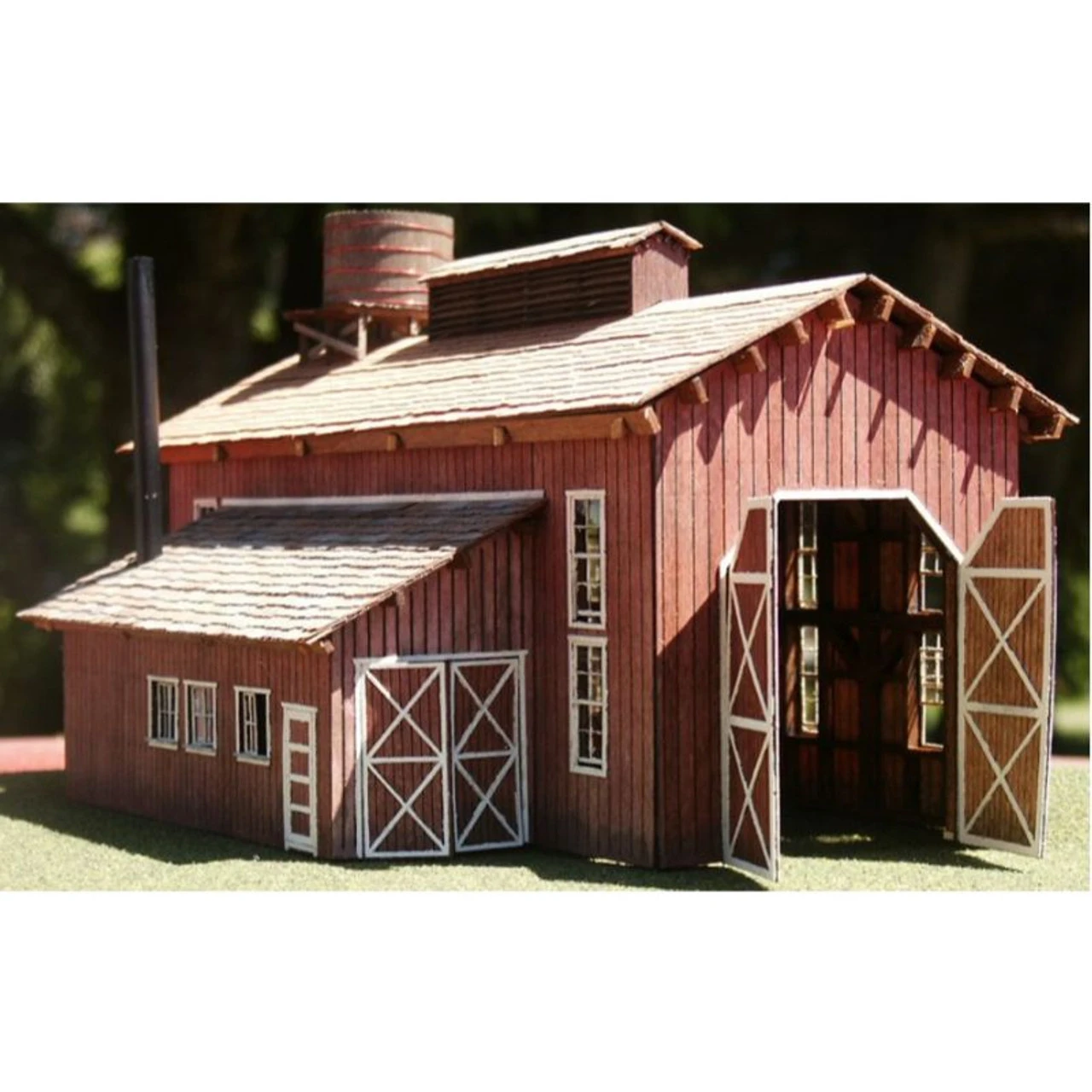 RslaserKits 2003 - Single Stall Engine House With Doors - HO Scale Kit 1 RslaserKits 2003 - Single Stall Engine House With Doors - HO Scale Kit