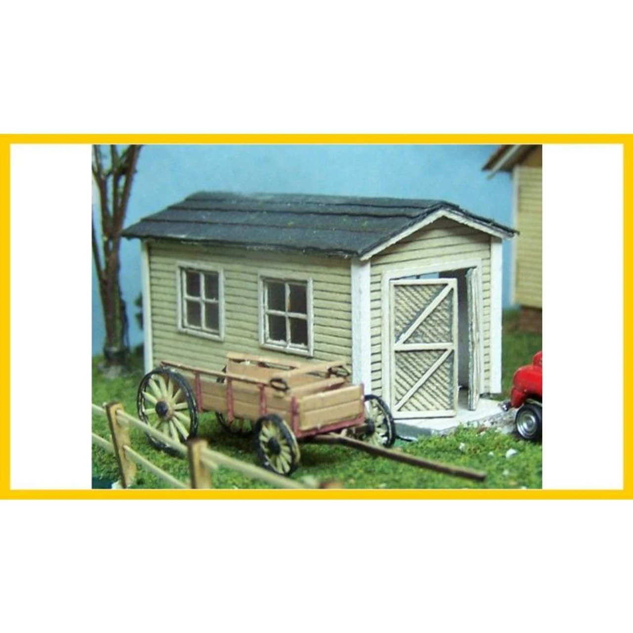 RS Laser 2012 - One Car Garage - HO Scale Kit 1 RS Laser 2012 - One Car Garage - HO Scale Kit