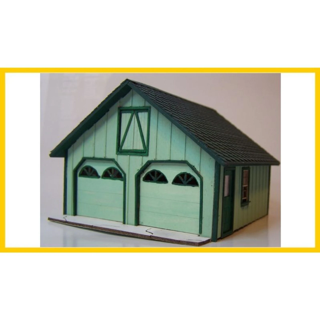 RslaserKits 2033 - Cape Garage - HO Scale Kit 1 RslaserKits 2033 - Cape Garage - HO Scale Kit