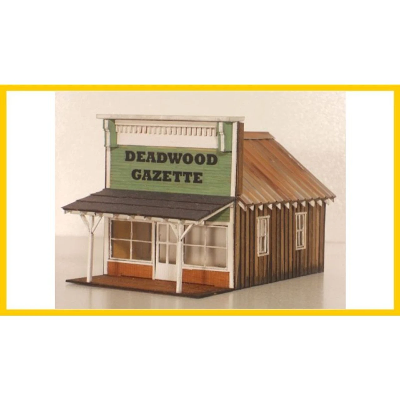 RslaserKits 2036 - LG’s Billiards / Deadwood Gazette - HO Scale Kit 1 RslaserKits 2036 - LG’s Billiards / Deadwood Gazette - HO Scale Kit