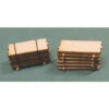 RslaserKits 2525 - Lumber Stacks - 8 Foot Long - HO Scale Kit