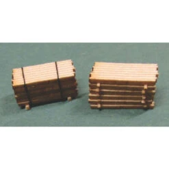 RslaserKits 2525 - Lumber Stacks - 8 Foot Long - HO Scale Kit