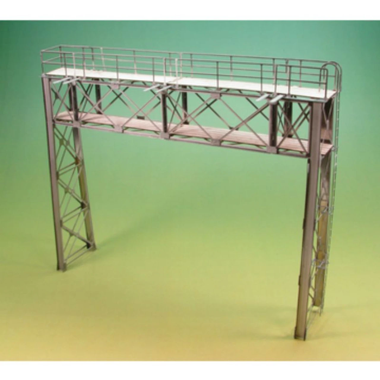 Showcase Miniatures 2020 - Steel Frame Signal Bridge - HO Scale Kit 1 Showcase Miniatures 2020 - Steel Frame Signal Bridge - HO Scale Kit