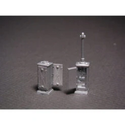 Showcase Miniatures 2189 - GRS Type Double Door Stacked Relay Cabinet - HO Scale Kit