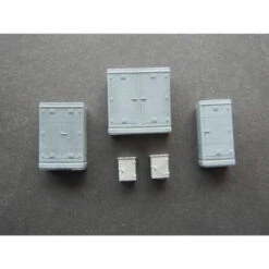 Showcase Miniatures 2198 - Trackside Cabinets - HO Scale Kit