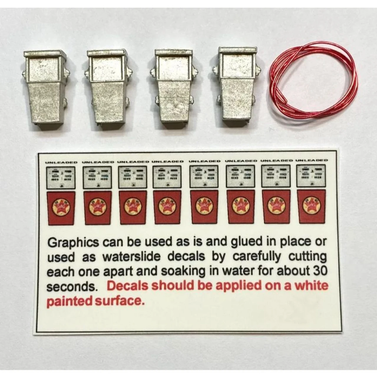 Showcase Miniatures 2369 - Gas Pumps - HO Scale Kit 1 Showcase Miniatures 2369 - Gas Pumps - HO Scale Kit