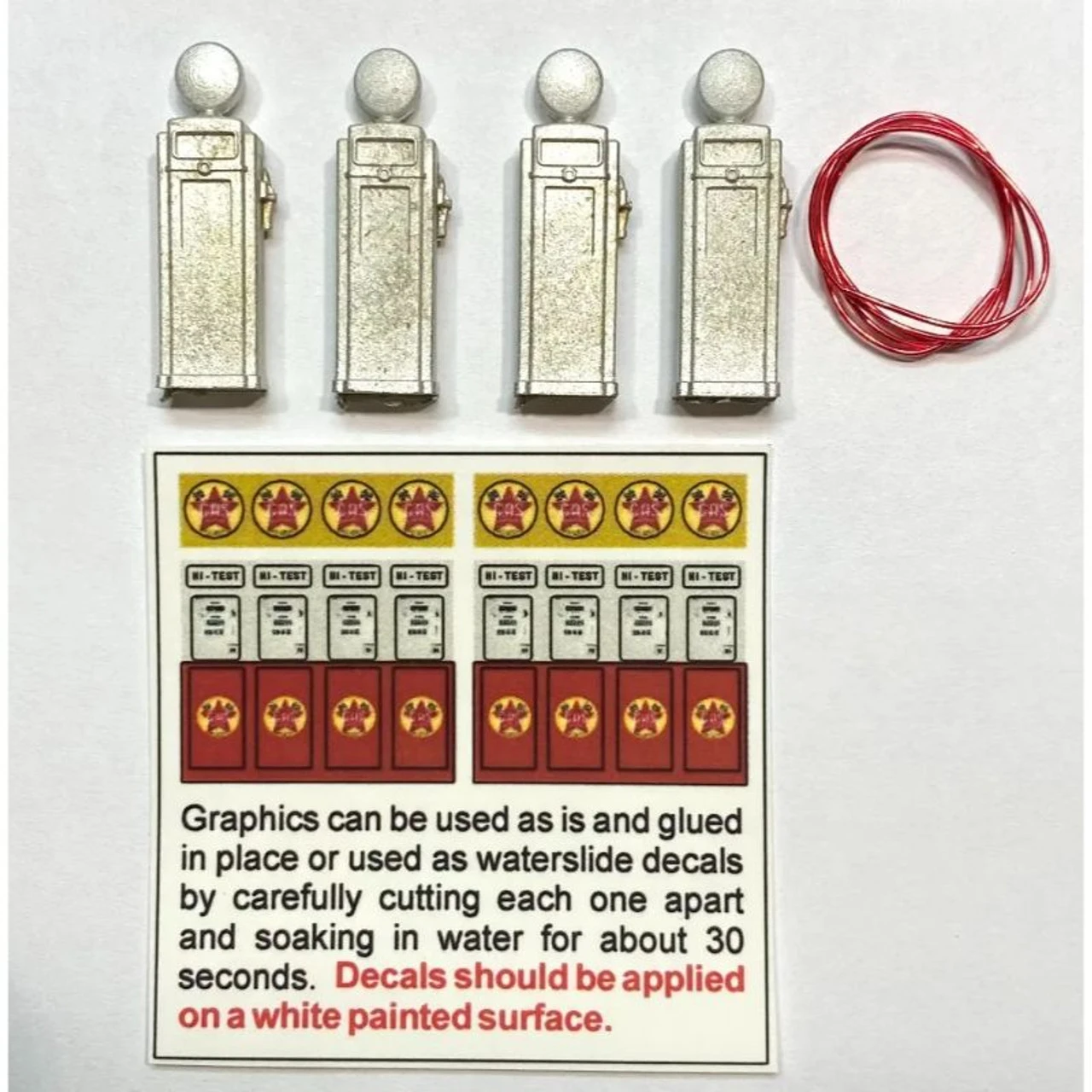 Showcase Miniatures 2370 - Globe Gas Pumps - HO Scale Kit 1 Showcase Miniatures 2370 - Globe Gas Pumps - HO Scale Kit