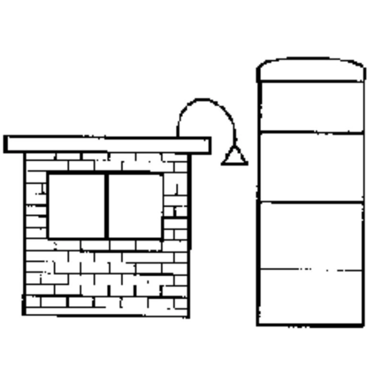 Stewart Products 120 - Yard Wtr Pmping Fac W/tnk - HO Scale Kit 1 Stewart Products 120 - Yard Wtr Pmping Fac W/tnk - HO Scale Kit
