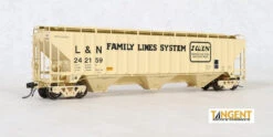 Tangent Scale Models 20053-09 - Pullman Standard 4750 "Original 12-1980" Louisville & Nashville (L&N) 242208 - HO Scale