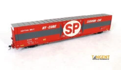 Tangent Scale Models 25049-06 - Greenville 86′ Double Plug Door Box Car Cotton Belt (SSW) 65101 - HO Scale