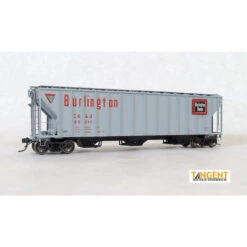 Tangent Scale Models 28011-10 - CB&Q "Delivery Gray 1-1965" GATC 4500 Covered Hopper Chicago, Burlington & Quincy (CB&Q) 86042 - HO Scale