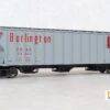 Tangent Scale Models 28011-03 - CB&Q "Delivery Gray 1-1965" GATC 4500 Covered Hopper Chicago, Burlington & Quincy (CB&Q) 86004 - HO Scale