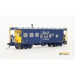 Tangent Scale Models 60021-03 - I-18 Steel Bay Window Caboose Baltimore & Ohio (B&O) C-3027 - HO Scale