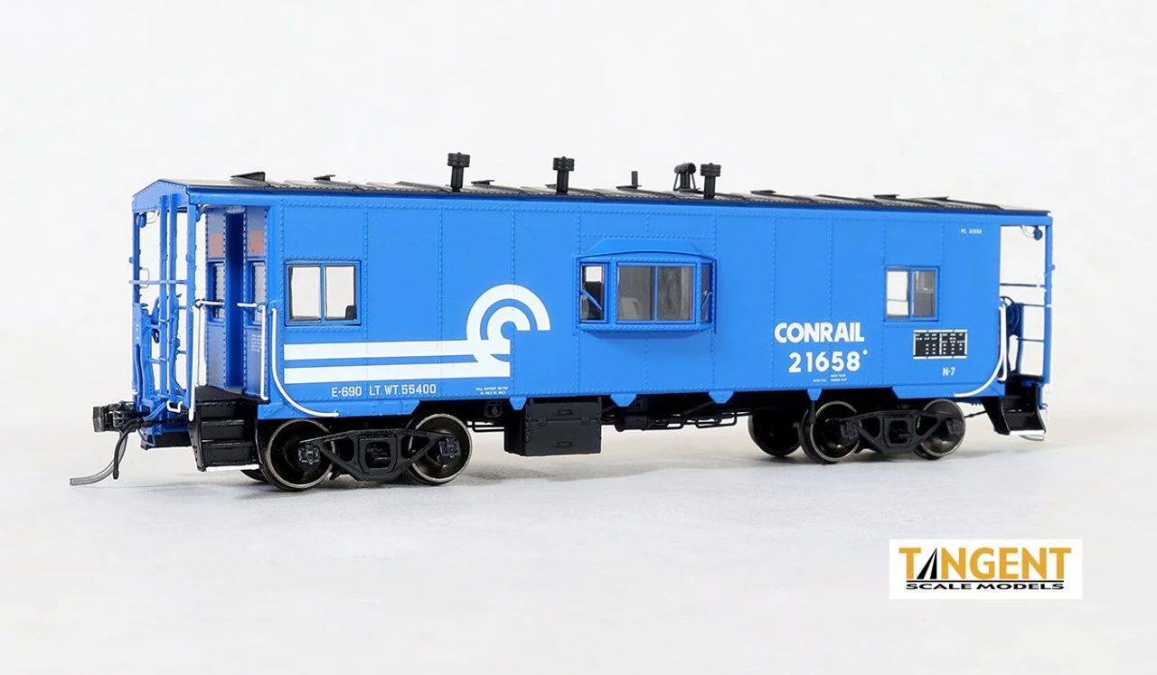Tangent Scale Models 60126-01 - DSI/SLCC Bay Window Caboose Conrail (CR) 21658 - HO Scale 1 Tangent Scale Models 60126-01 - DSI/SLCC Bay Window Caboose Conrail (CR) 21658 - HO Scale