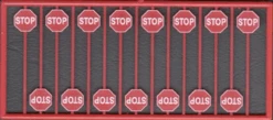 Tichy Train Group 8247 - Modern Stop Sign 15 Pcs - HO Scale