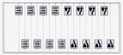 Tichy Train Group 8263 - Miscellaneous Road Signs #2 - 16 Pcs - HO Scale