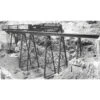 Micro Engineering 75-517 - Tall Steel Viaduct Kit - 210-' Long, Includes Track - HOn3