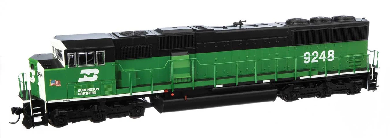Walthers Mainline 910-10314 - EMD SD60M "TRICLOPS" Burlington Northern (BN) 9248 - HO Scale 1 Walthers Mainline 910-10314 - EMD SD60M "TRICLOPS" Burlington Northern (BN) 9248 - HO Scale