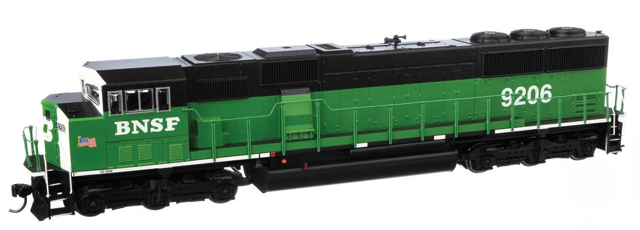 Walthers Mainline 910-20316 - EMD SD60M "TRICLOPS" W/ LokSound 5 Sound & DCC BNSF 9206 - HO Scale 1 Walthers Mainline 910-20316 - EMD SD60M "TRICLOPS" W/ LokSound 5 Sound & DCC BNSF 9206 - HO Scale