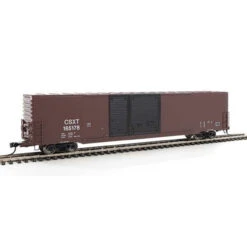 Walthers Mainline 910-3205 - 60' Pullman-Standard Auto Parts Boxcar (10' And 6' Doors) - Ready To Run CSX (CSXT) 165178 - HO Scale