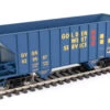 Walthers Mainline 910-56605 - 34' 100-Ton 2-Bay Hopper Golden West Service (GVSR) 629567 - HO Scale