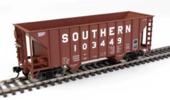 Walthers Mainline 910-56622 - 34' 100-Ton 2-Bay Hopper Southern (SOU) 103449 - HO Scale