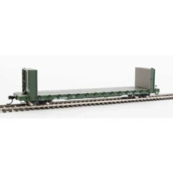 Walthers Mainline 910-5812 - 60' P-S Bulkhead Flatcar (48' IL) Indiana Harbor Belt (IHB) 819009 - HO Scale
