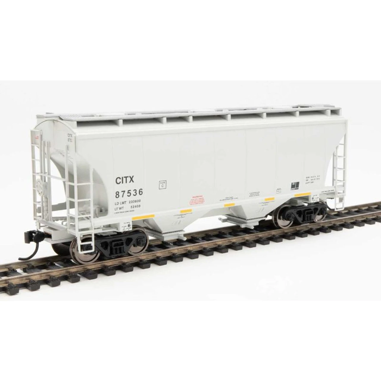 Walthers Mainline 910-7570 - 39' Trinity 3281 2-Bay Covered Hopper CITX 87543 - HO Scale 1 Walthers Mainline 910-7570 - 39' Trinity 3281 2-Bay Covered Hopper CITX 87543 - HO Scale