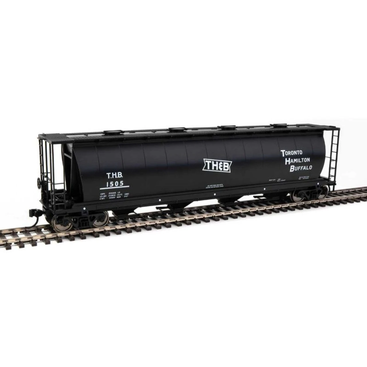 Walthers Mainline 910-7865 - 59' Cylindrical Hopper Toronto Hamilton & Buffalo (TH&B) 1517 - HO Scale 1 Walthers Mainline 910-7865 - 59' Cylindrical Hopper Toronto Hamilton & Buffalo (TH&B) 1517 - HO Scale