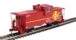 Walthers Mainline 910-8708 - International Extended Wide-Vision Caboose Atchison, Topeka And Santa Fe (ATSF) 999775 - HO Scale