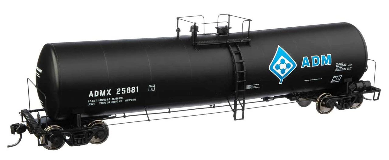 Walthers Proto 920-100247 - 23,000 Gallon Funnel-Flow Tank Car Archer-Daniels-Midland (ADMX) 25681 - HO Scale 1 Walthers Proto 920-100247 - 23,000 Gallon Funnel-Flow Tank Car Archer-Daniels-Midland (ADMX) 25681 - HO Scale
