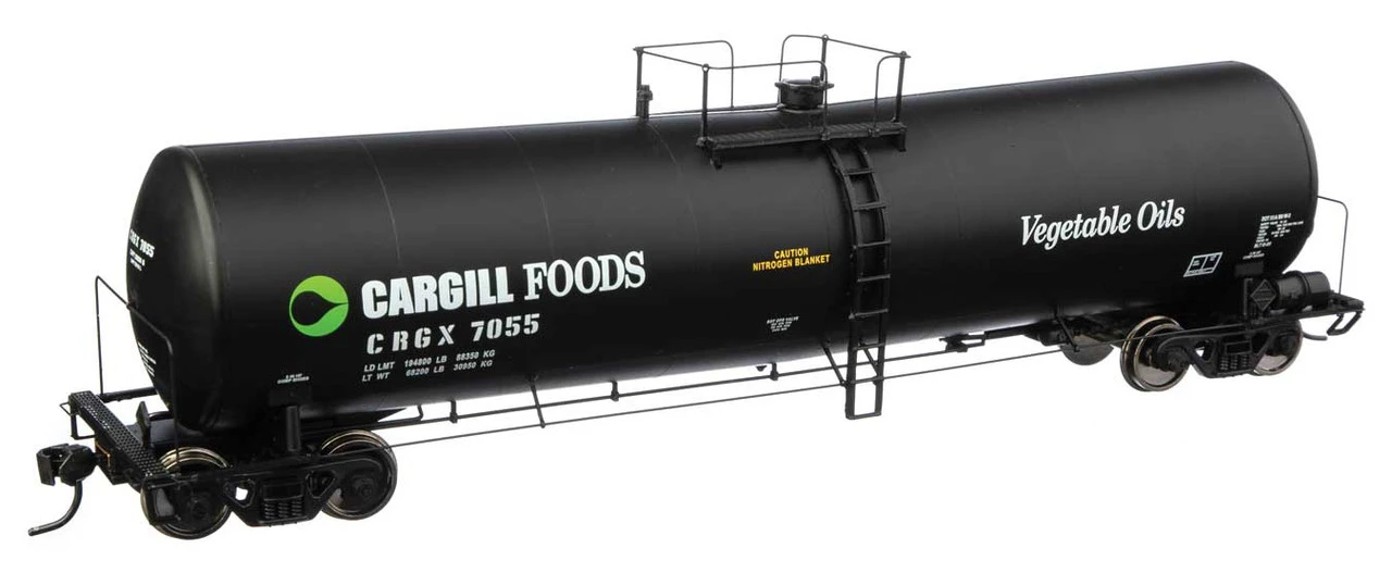 Walthers Proto 920-100249 - 23,000 Gallon Funnel-Flow Tank Car Cargill (CRGX) 7055 - HO Scale 1 Walthers Proto 920-100249 - 23,000 Gallon Funnel-Flow Tank Car Cargill (CRGX) 7055 - HO Scale