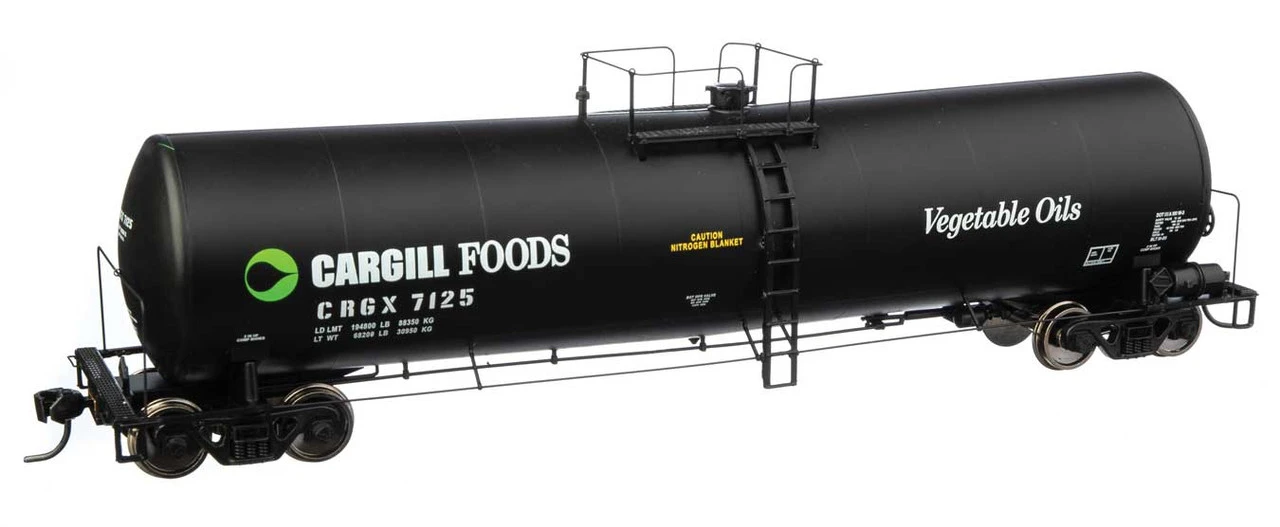 Walthers Proto 920-100252 - 23,000 Gallon Funnel-Flow Tank Car Cargill (CRGX) 7125 - HO Scale 1 Walthers Proto 920-100252 - 23,000 Gallon Funnel-Flow Tank Car Cargill (CRGX) 7125 - HO Scale