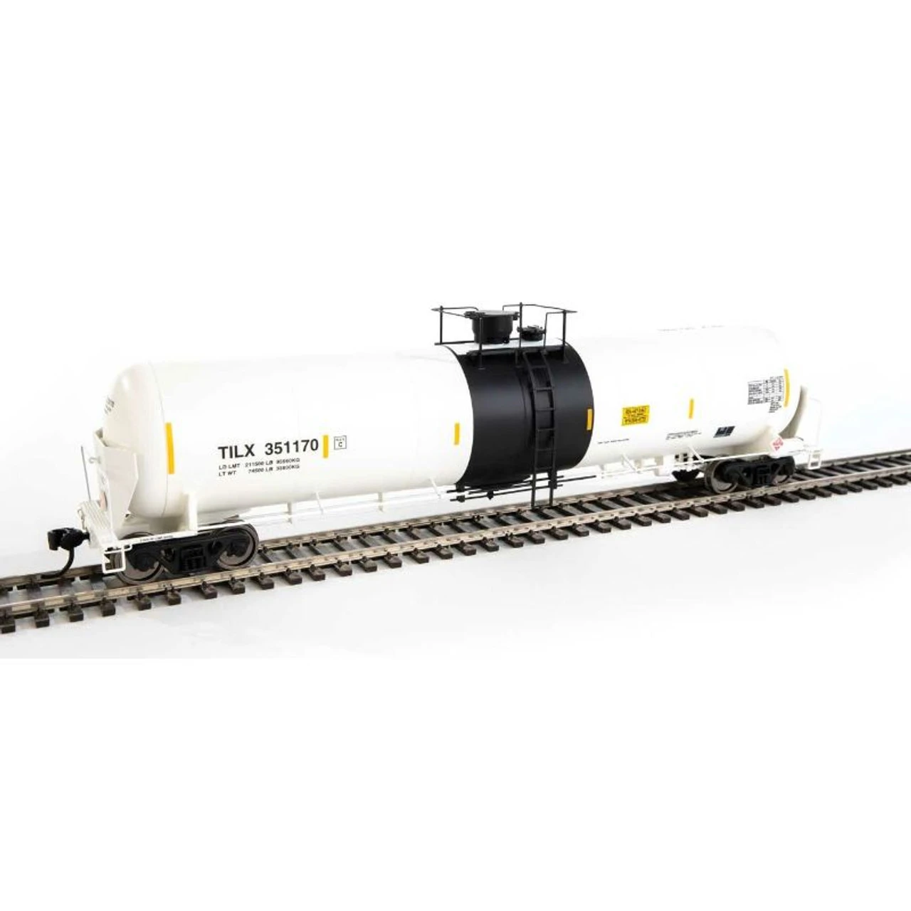 Walthers Proto 920-100755 - 55' Trinity Modified 30,145-Gallon Tank Car Trinity Industries (TILX) 351170 - HO Scale 1 Walthers Proto 920-100755 - 55' Trinity Modified 30,145-Gallon Tank Car Trinity Industries (TILX) 351170 - HO Scale